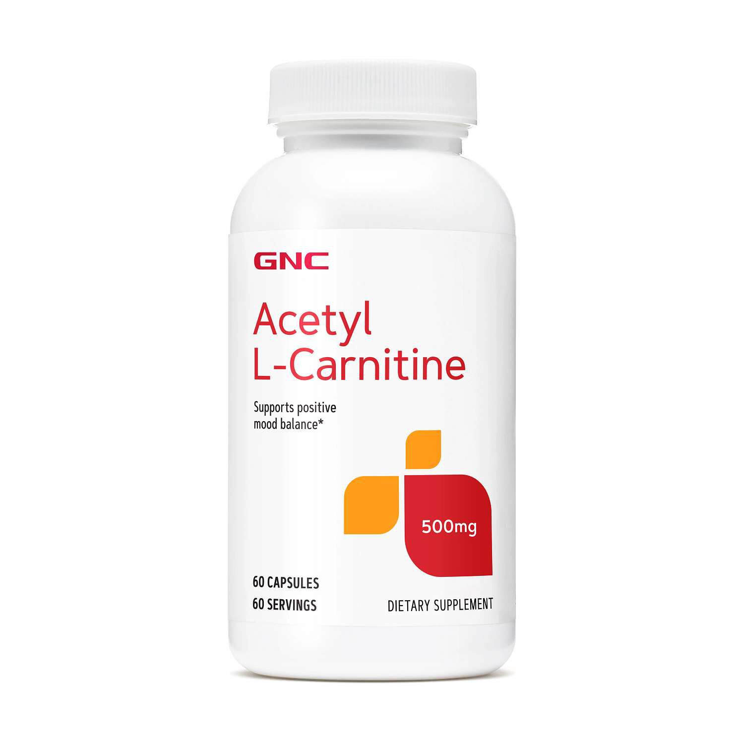 Acetyl-L-Carnitine 500mg - 60 Capsules (60 Servings)  | GNC